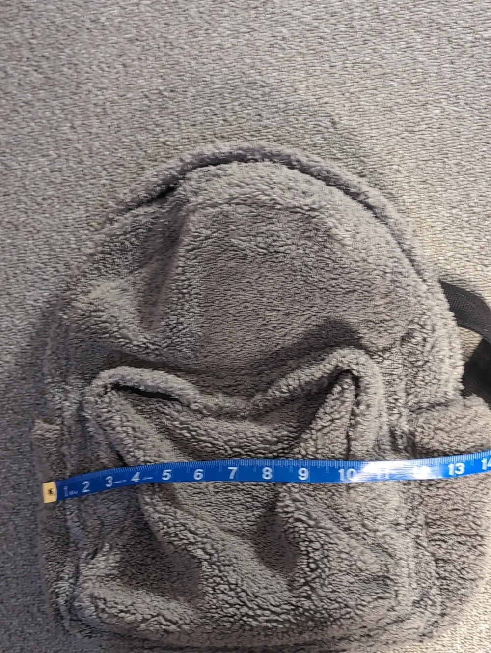 Urban Outritters Teddy Fleece Backback In Gray